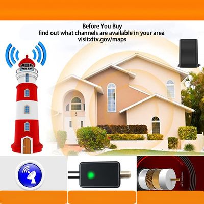 25dbi High Gain Digital Antenna for Indoor TV HD DTMB HDTV with Amplifier VHF Frequency Range for Outdoor Use