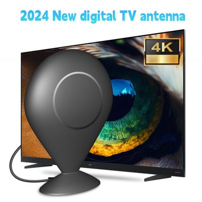 800-2600MHz 228mm DVB t T2 Paddle Aerial Antenna with Magnetic Base UV Protected ABS Iron and Input Impendence 75 Ω