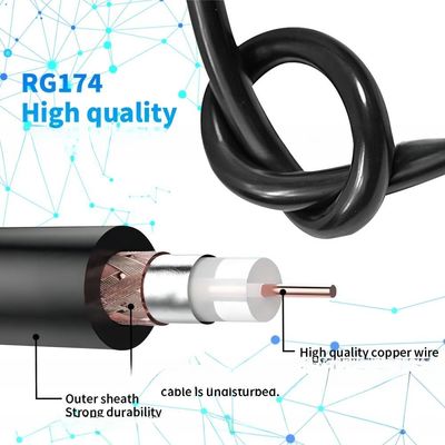 800-2600MHz 228mm DVB t T2 Paddle Aerial Antenna with Magnetic Base UV Protected ABS Iron and Input Impendence 75 Ω