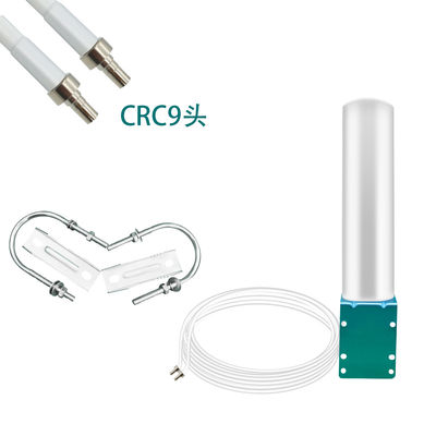 Barrel 2.4GHz 5.8GHz Dual Band 14dBi High Gain Outdoor 5GHz WiFi Antenna with  CRC9 Extension Cable