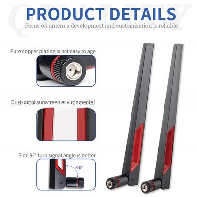 Directional Indoor 4g Lte Antenna High Gain 10dbi Broadband 2.4g 5.8g Wifi External Antenna with 2400Mhz Frequency Range