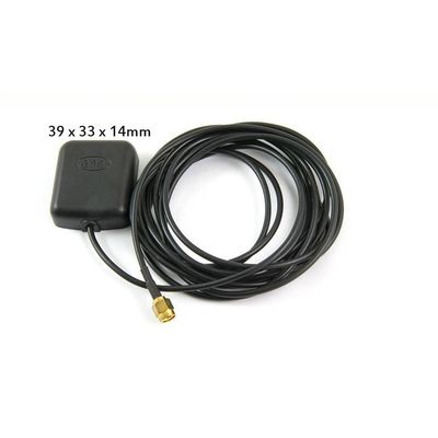 Acceptable customized OEM External Car 1575.42MHz GPS tracker Antenna With 3 Meters cable SMA-Male connector
