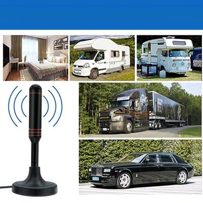 Smart TV Amplified HDTV Indoor Digital Antenna with 350 Mile Range Support for 4K 1080P Fire TV Stick