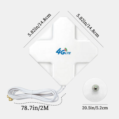High Gain Dual WiFi Antennas 4G LTE MIMO Antenna 35dBi Ts9 CRC9 for Huawei Zte for 4G Modem Router  Amplifier