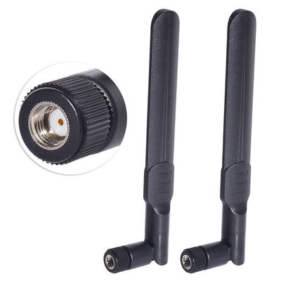 GSM Rubber Antenna with SMA Male Connector black  Omnidiretonal Antenna