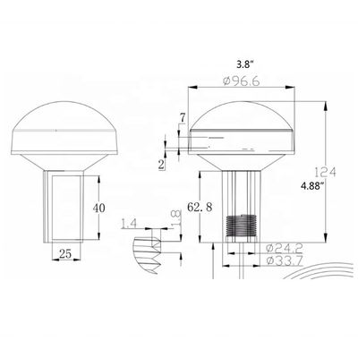 High-quality factory directly used for outdoor GPS car roof antenna bracket antenna shell