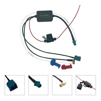 High Quality FAKRA Digital Car Radio Antenna Amplifier AM/FM/DAB Premium Communication Antenna
