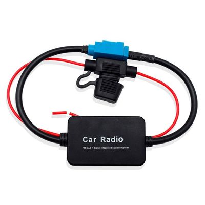 ABS Car FM/AM Antenna 12V Car Radio Signal Amplifier for ANT-208 Farka Connector and 2.4GHz 5GHz Antenna