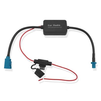 ABS Car FM/AM Antenna 12V Car Radio Signal Amplifier for ANT-208 Farka Connector and 2.4GHz 5GHz Antenna