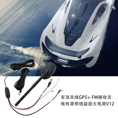 2024 GPS Car Antenna Radio Amplifier active gain amplification vehicle antenna