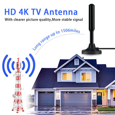 Super active Outdoor TV antenna with amplifier ABS Material Smart Tube Tv Antenna magnetic