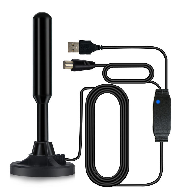 Indoor Digital HDTV Antenna for Smart TV 360 Reception Strong Magnetic Base V.S.W.R. 1.5 Impedance 75Ohm