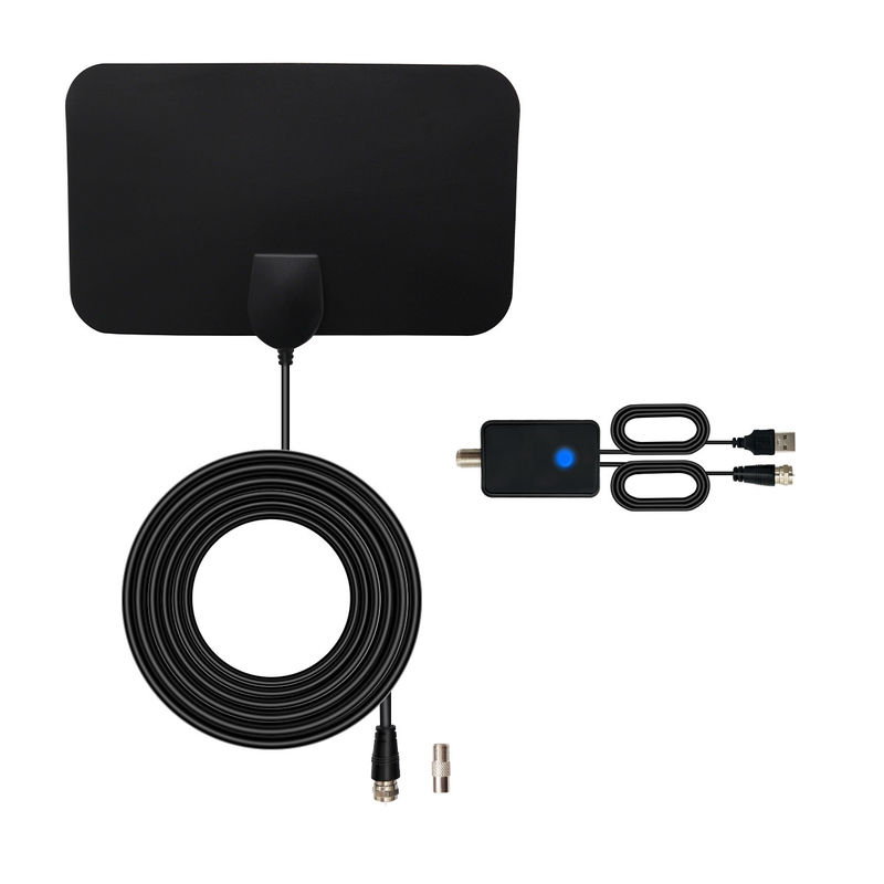 Amplified 3M Digital DVB-T DVB-T/M DVB-C Antenna for HDTV Flat &amp; Film-Encased Increases Reception for CCTV DTMB CMMB Channels