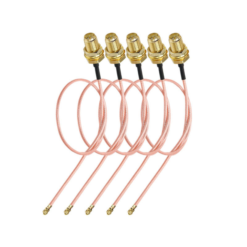 0.03KG Silver Plated Wire IPEX to SMA Male Head Coaxial Cable RG178 UFL IPX RP SMA Female 4pcs for Speed Data Transfer