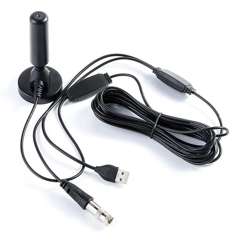 170-860MHz Frequency Range Indoor TV Antenna DVB-T Amplified 5dBi 50 Miles Range 1080P High Definition Digital Freeview