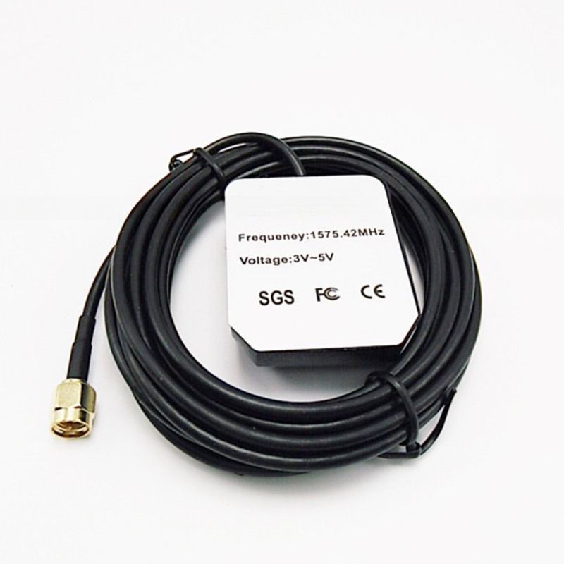 GPS Antenna Car Signal Strengthen GPS Receiver SMA Connector 3 Meters Cable 1575.42MHz Moto Auto GPS Navigation Antenna Base A-D