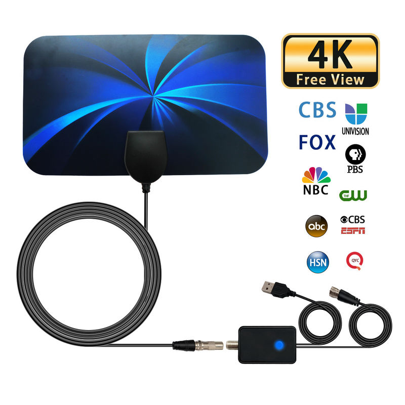 Hot Selling Telecom Antenna TV Digital 1080P 4K Free Channel Digital Indoor HD TV UHF VHF Movie TV Antenna