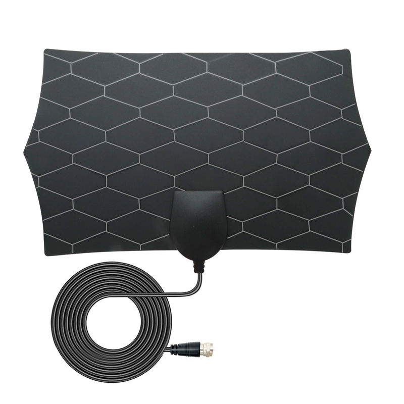 Hexagonal television antenna DVB-T DVB-T2 antena amplifier hdtv aerial indoor long range tv antenne VHF UHF digital tv antenna
