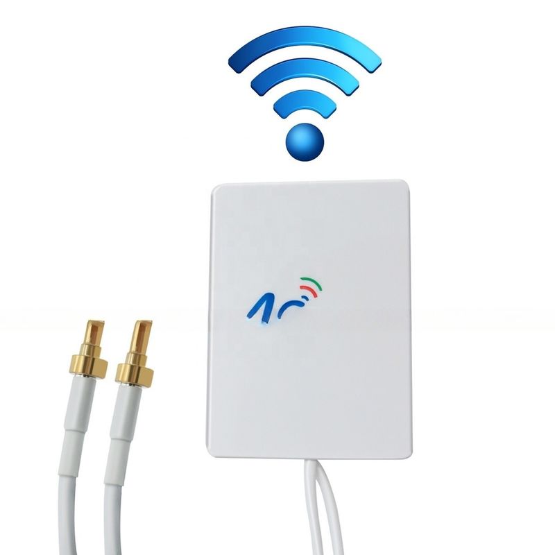 4G LTE antenna dual interface CRC9 small flat panel high gain router Internet card external antenna