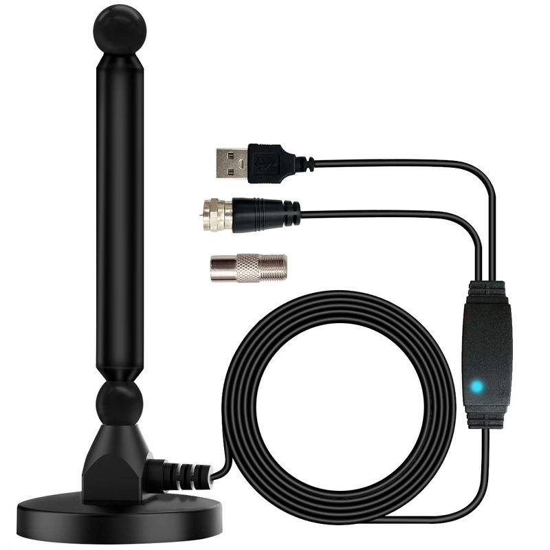 High gain  TV antenna DVB T2 supports  4K 1080p amplification HD indoor digital TV antenna