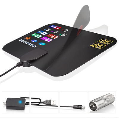 Indoor High Gain TV Antenna UHF VHF Frequency Range 170-860MHz for Long Distance Signal Reception