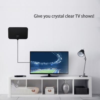 Amplified 3M Digital DVB-T DVB-T/M DVB-C Antenna for HDTV Flat & Film-Encased Increases Reception for CCTV DTMB CMMB Channels