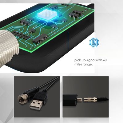 Indoor Frequency Range 470-862mhz High Definition 4K HDTV Amplified TV Antenna Superior for Crystal Clear Reception
