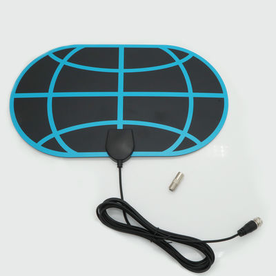 4G Indoor Smart TV Antenna with 28Dbi Amplifier and UHF VHF Digital Technology Thin Film Design 110g V.S.W.R 1.5 1 Max