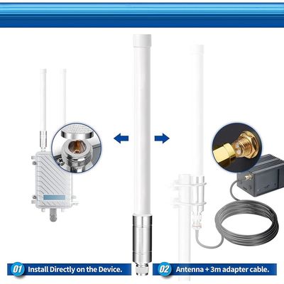 LoRa Fiberglass Antenna 868MHz 915MHz Omni directional 5.8dbi 6dBi 8dbi 10dbi Fiberglass Antenna