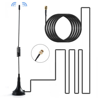 External 3DBI CDMA GSM 3G Magnetic Antenna with 5m RG174 Extension Cord and 50ohm Impedance