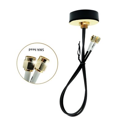 Impedance 50ohm Cable RG174 Pure Copper Waterproof Screw Mount Satellite Navigation GPS/Glonass Antenna