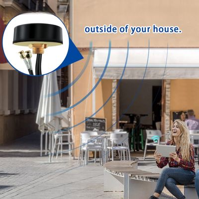 Impedance 50ohm Cable RG174 Pure Copper Waterproof Screw Mount Satellite Navigation GPS/Glonass Antenna