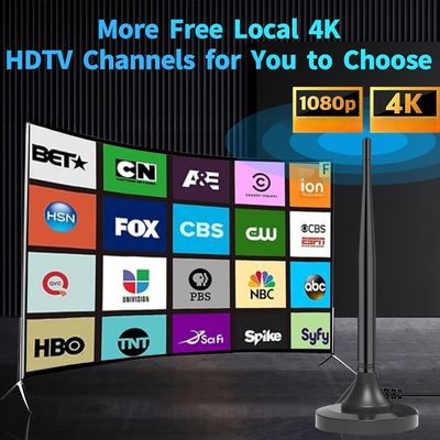 remote-controlled telescopic outdoor  tv antennas long range high gain antena digital hdtv aerial 360 degree tv antenna