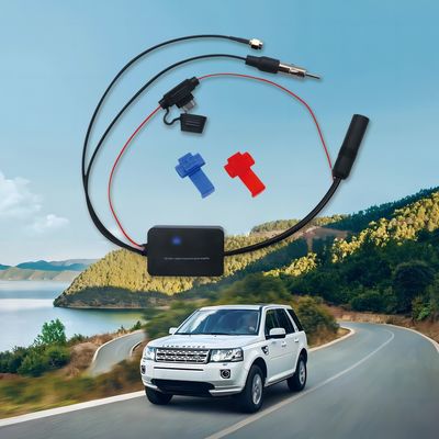 Car Radio signal amplifier AM FM + DAB antenna extension cable Car radio audio broadcasting antenna signal booster