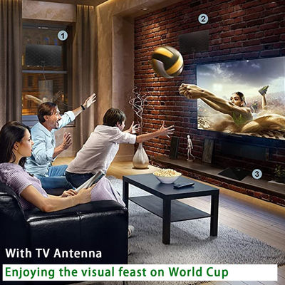 Customized Cable Length 3m 10ft /5m 16ft Digital DVB-T TV Antenna Freeview Aerial HDTV Strong Signal Indoor UHF VHF Indoor