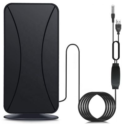 210*100*20MM IEC/F Connector Indoor 50 Miles Amplified Adapter Coax Cable 4K HDTV Digital HD TV Antenna