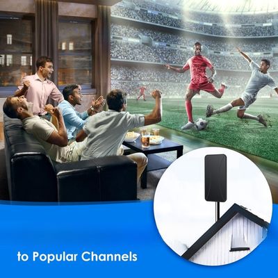 210*100*20MM IEC/F Connector Indoor 50 Miles Amplified Adapter Coax Cable 4K HDTV Digital HD TV Antenna