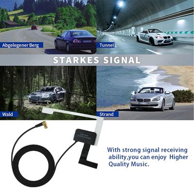 Working Current 20mA-30mA Connector MCX Plug DAB Radio Antenna FM Transmitter High Gain Antenna Car AM FM Antenna